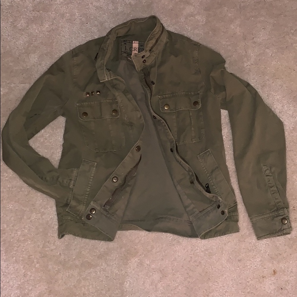 J.crew utility coat (has hood)